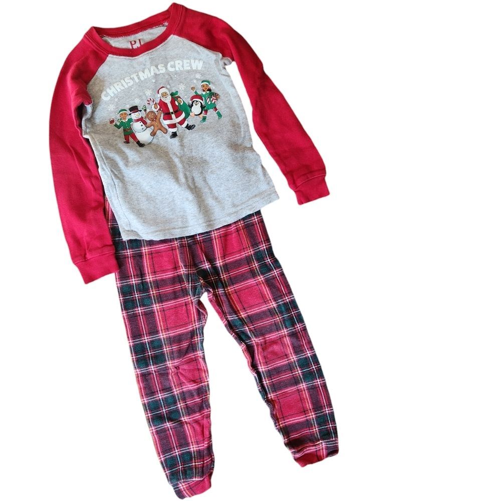 PJ Place by The Children's Place Unisex Long Sleeve Christmas Pajamas Size 3T